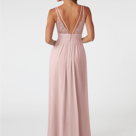 Azazie Bridesmaid dress in the color Dusty Rose - Picture 11 of 12